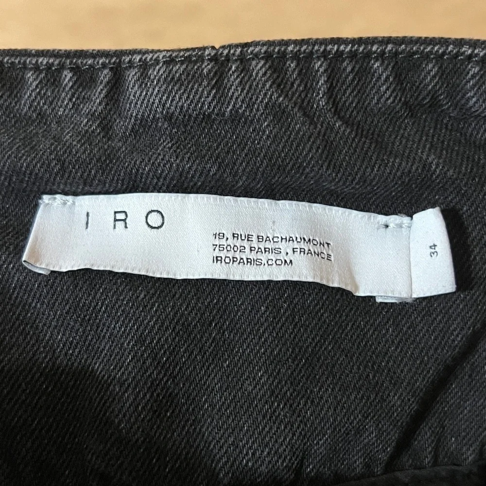 IRO | Harry Trousers Paperbag Waist Denim Pants *Missing Belt* Size XS (Size 34)